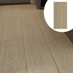 8pcs Self adhesive Floor Stickers Wood Grain Cement Ground