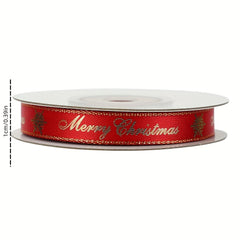 Christmas Ribbon Double sided Thread Ribbon Gift Packaging Decoration Ribbon