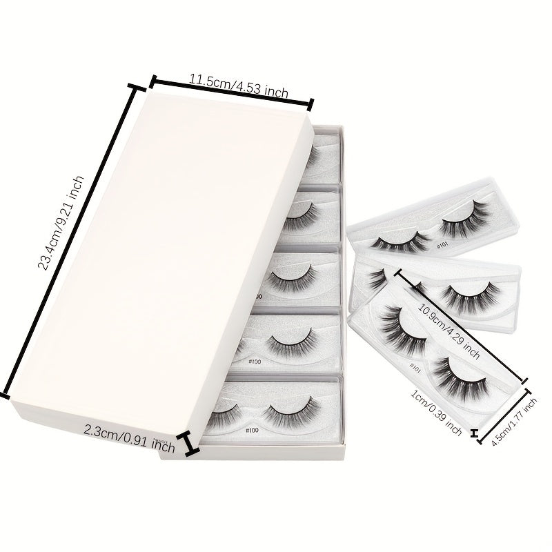 Soft & Fluffy 3D False Eyelashes for a Natural Look