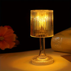 Rhombus Table Lamp Vertical Pattern for Home Decor