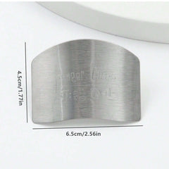 Stainless Steel Finger Guard for Safe Vegetable Cutting