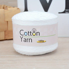 100g Cotton Yarn Ball 16 Strands Thick Yarn for DIY Crafts
