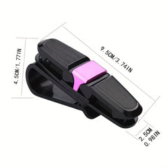 Car Sunglasses Holder Bill Box Clip for Men