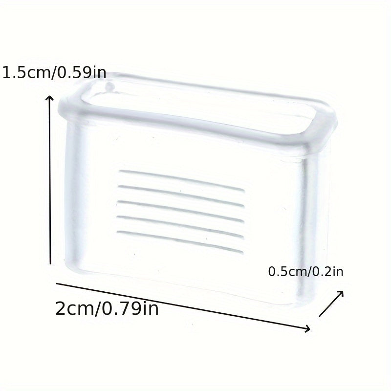 20pcs Rubber Whistle Cover Mouth Protector Cushioned Mouth Cover