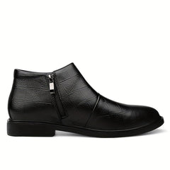 Men's Plaid Monk Strap Ankle Boots Wear resistant Non Slip Casual Boots