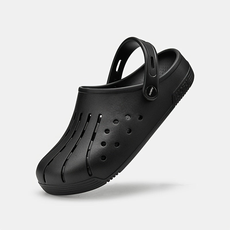 LUOFU Men's Lightweight Comfy Clogs Hollow Out Non Slip Garden Shoes
