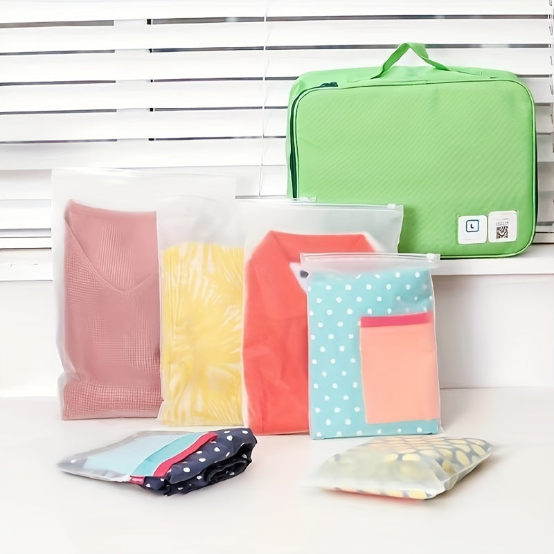 Semi-Sheer Underwear Storage Bag - Self-Sealing Travel Organiser