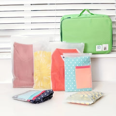 Semi-Sheer Underwear Storage Bag - Self-Sealing Travel Organiser