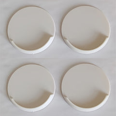 Shower Curtain Rod Bracket Wall Mounted Holder Anti Slip