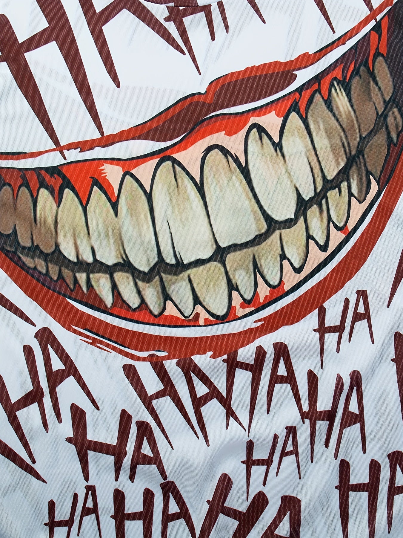 Men's Breathable Funny Mouth Print T-Shirt