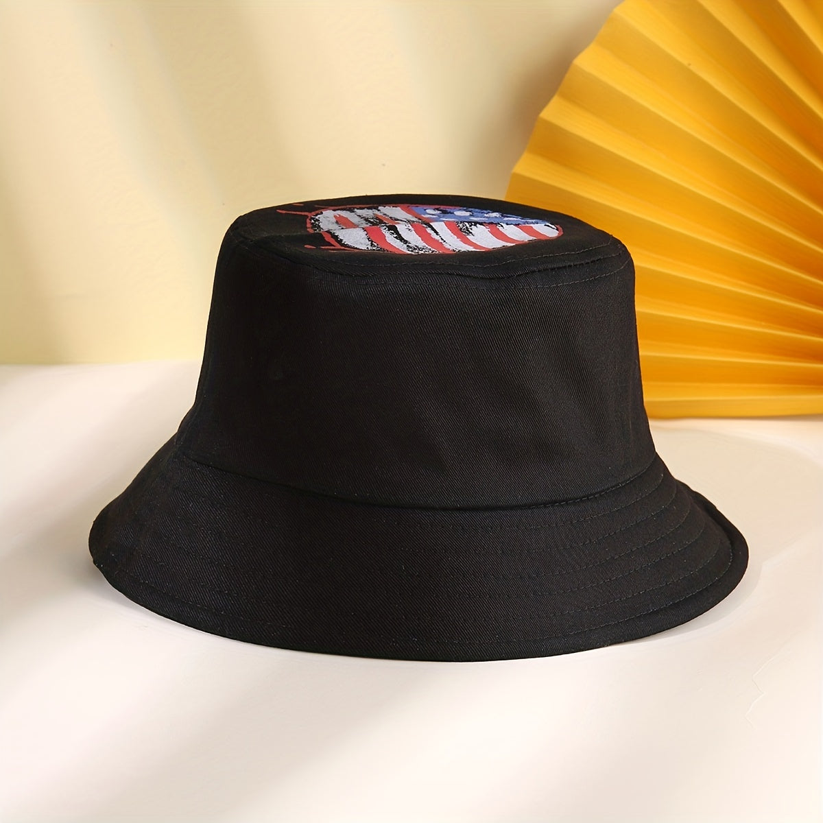 Men's Letter Print Fisherman Hat Bucket Hat