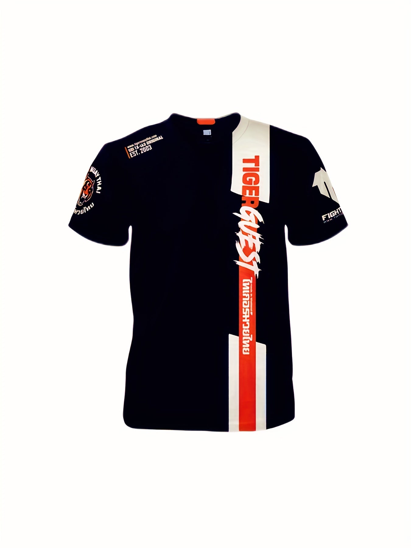 Men's MuayThai Sports T Shirt for Summer Outdoor MMA Combat Fanatics