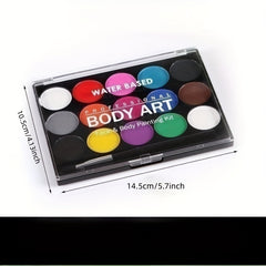 Face Painting Kit With Stencils Cosplay Makeup Palette