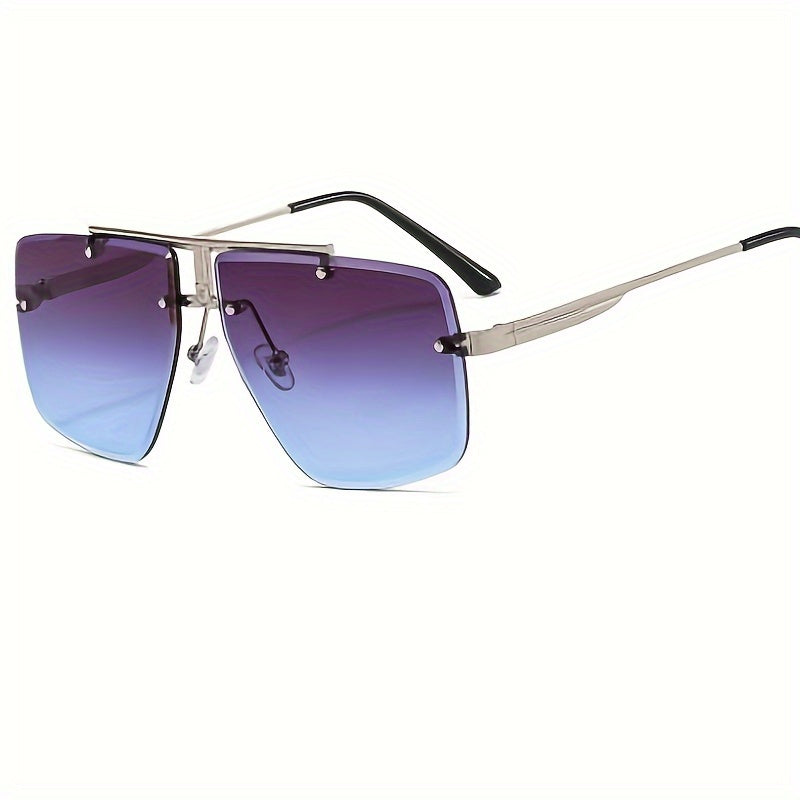Men's Rimless Sunglasses for Outdoor Sports