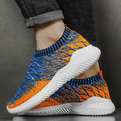 Men's Breathable Walking Sneakers Mesh Shoes For Running