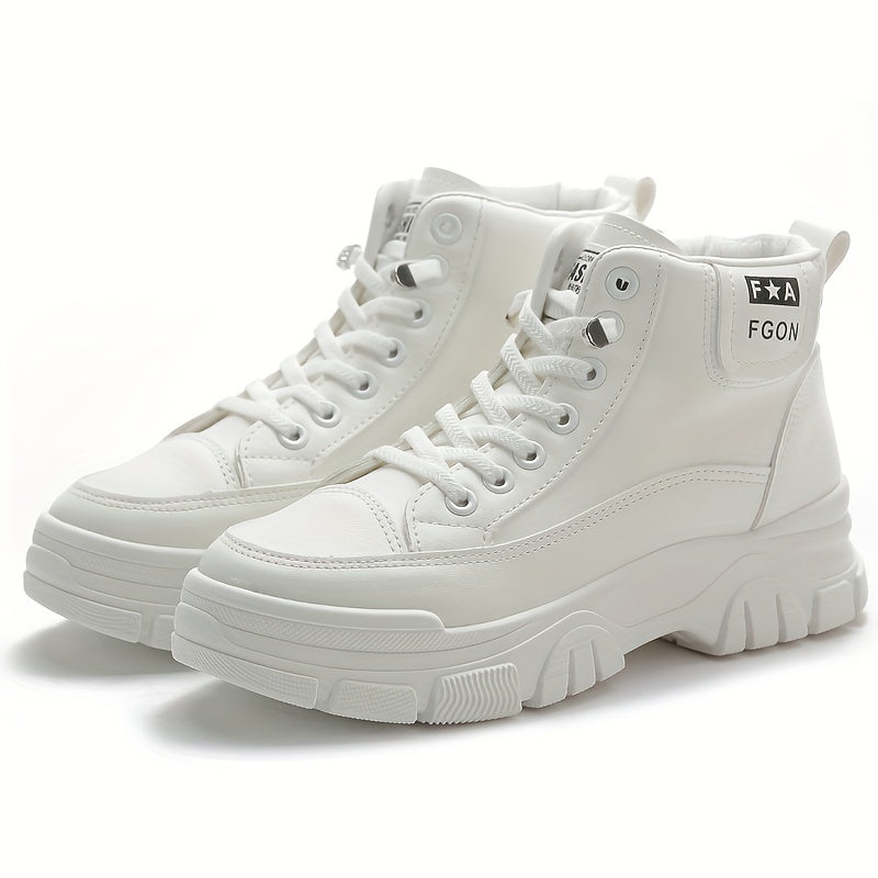 Women's Solid Tube Sneakers Comfortable Shockproof Sport Shoes