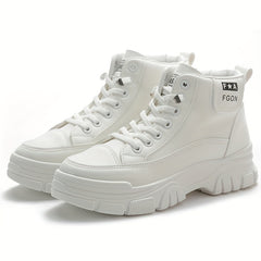Women's Solid Tube Sneakers Comfortable Shockproof Sport Shoes