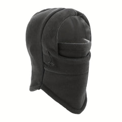 Windproof Warm Balaclava Hat Winter Fleece Mask Lightweight Solid Coldproof Hat