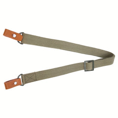 Adjustable 2 Point Strap Rope Cowhide Leather Belt Strap