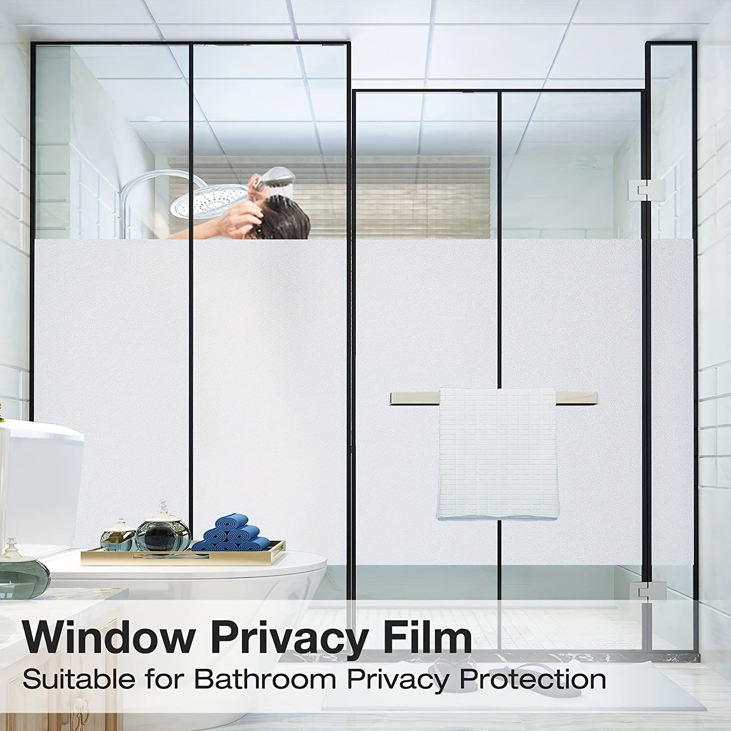 Frosted Glass Window Film Heat Blocking Window Tinting Film