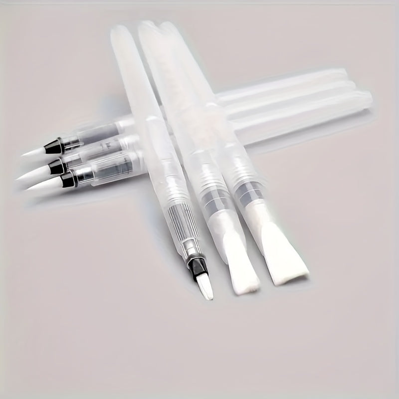 Nylon Paintbrush Storage Pen Set 12pcs 6 Shapes for Acrylic Watercolor