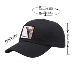 Animal Embroidery Patch Baseball Cap Cotton Sun Hat Adjustable Dad Hats