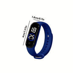 LED Display Sports Bracelet Watch Set Unisex