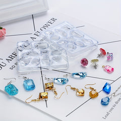 Crystal Epoxy Mold for Earrings and Pendants