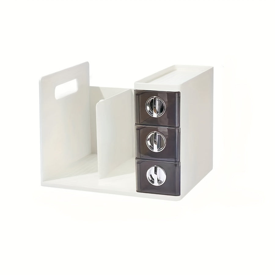 Desktop Storage Box Student Desk Stationery Finishing Box Office Shelf