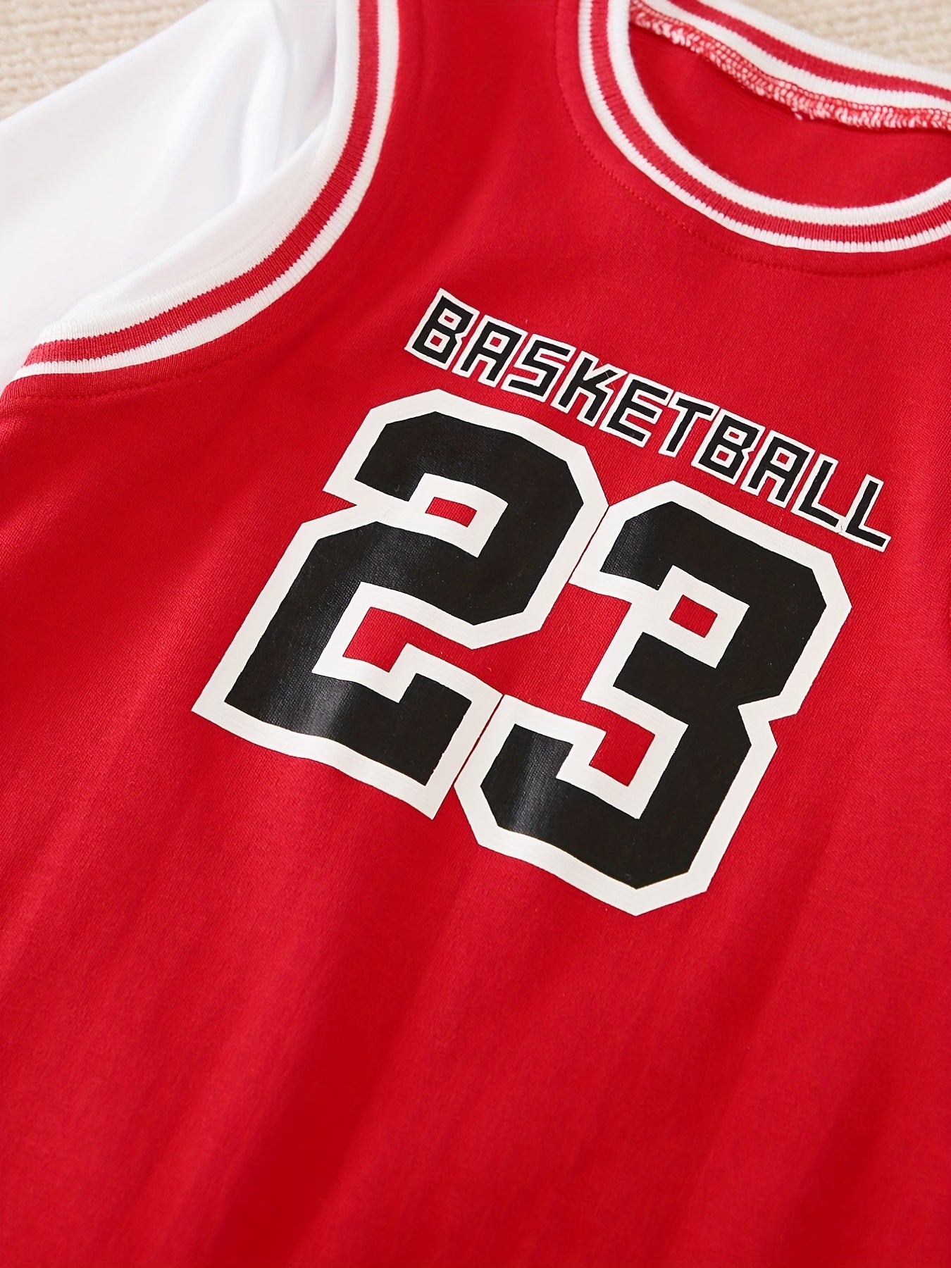 Basketball Style Infant Baby Romper Long Sleeve Cotton Newborn Bodysuit