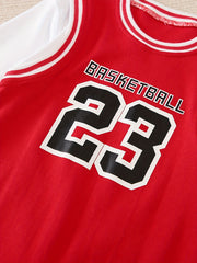 Basketball Style Infant Baby Romper Long Sleeve Cotton Newborn Bodysuit