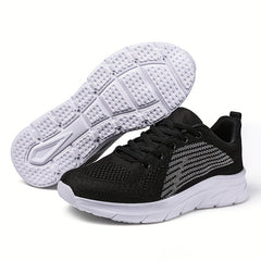 Men's Breathable Knit Casual Shoes Lightweight Non Slip Sneakers