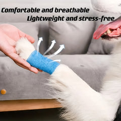 Self Adhesive Pet Bandage Dog Walking Foot Protection Bandage