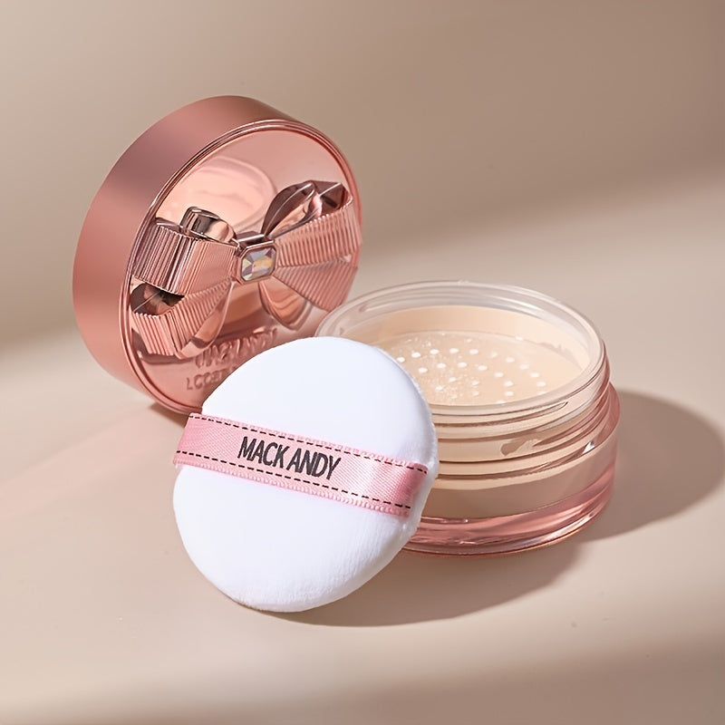 Silky Lightweight Setting Powder Brightening Skin Tone Natural Nude Makeup