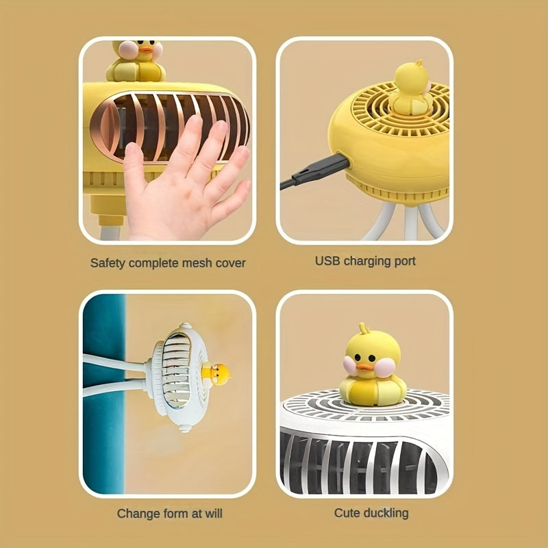 Portable USB Handheld Fan for Baby Cooling