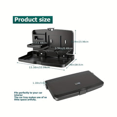 Multifunctional Car Back Seat Tray Table - Portable Foldable Desk