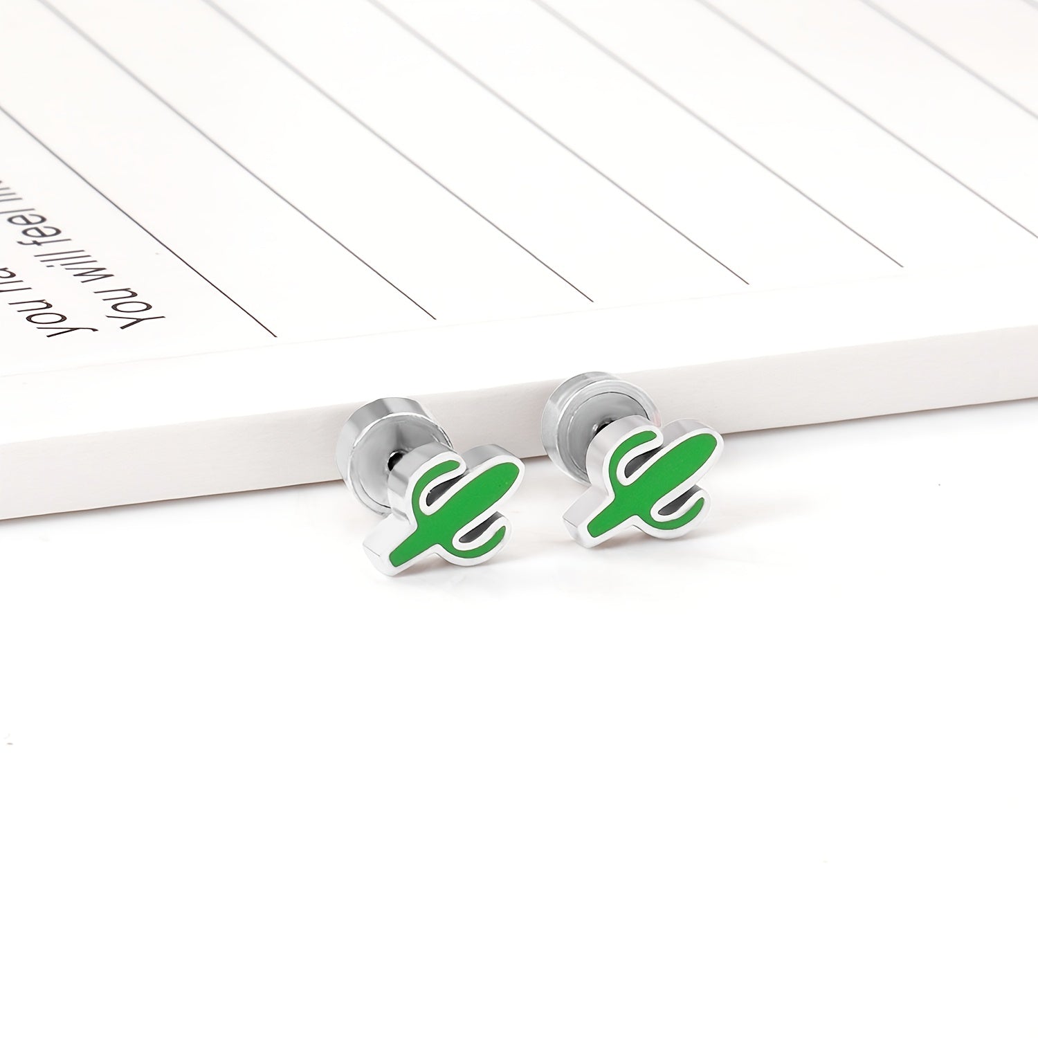 Rainbow Fruit Stud Earrings Set for Girls Party
