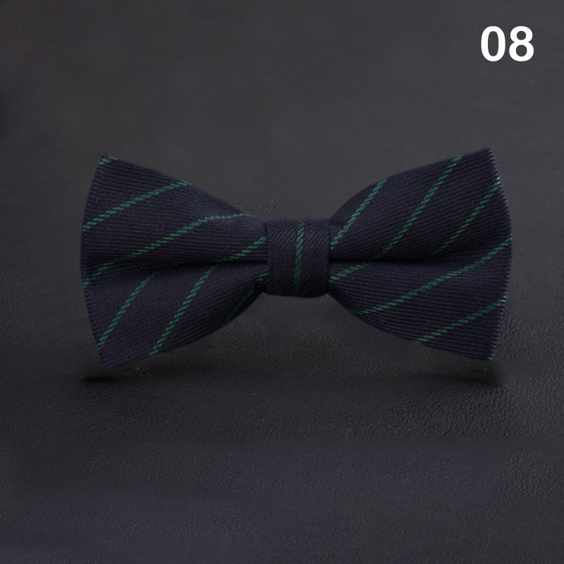 Striped Butterfly Bow Ties Cravat For Wedding Party