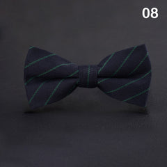 Striped Butterfly Bow Ties Cravat For Wedding Party