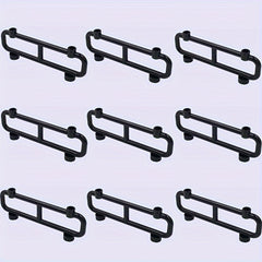 9pcs ABS Building Block Traffic Road Guardrail Set DIY Animal Scene Play