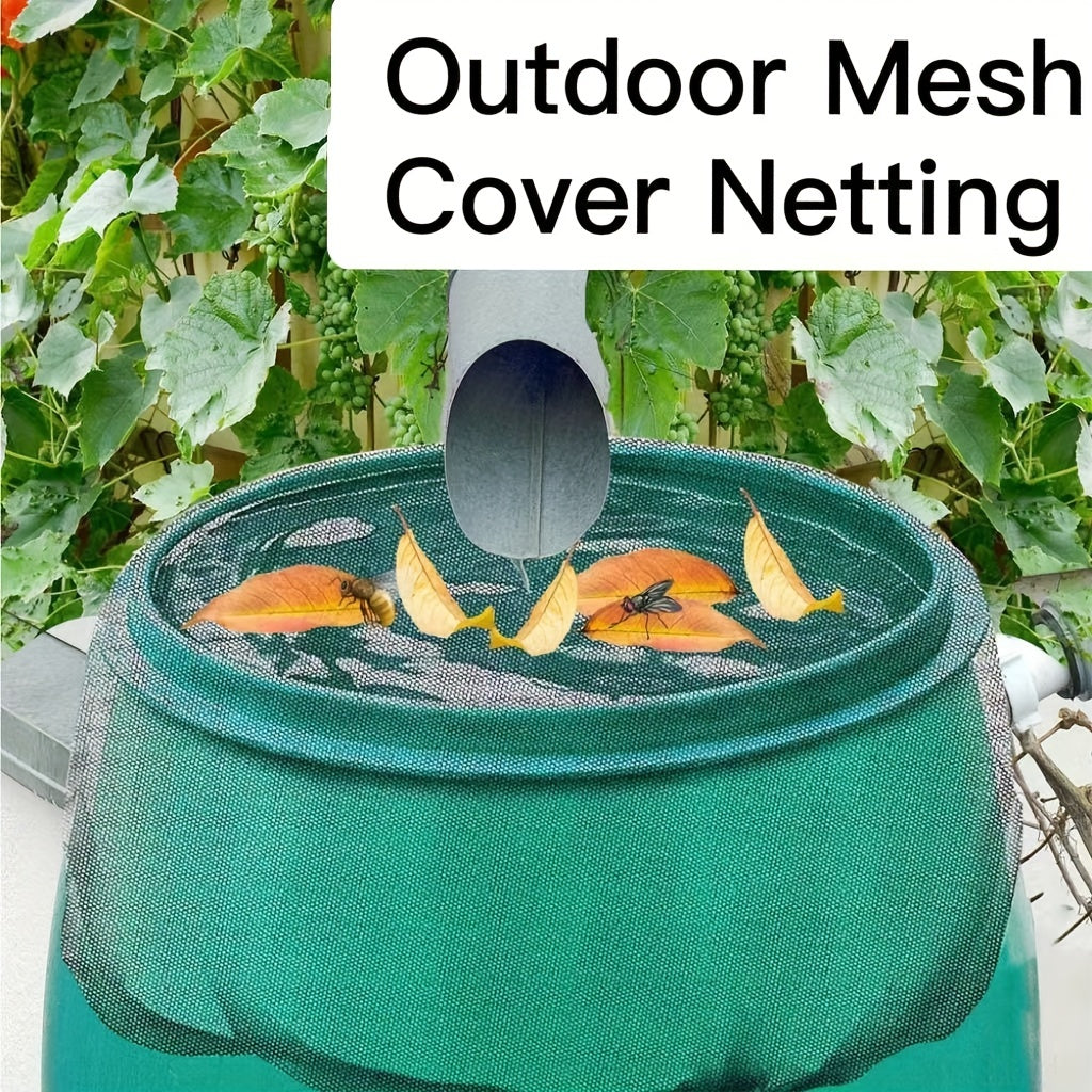 2pcs Outdoor Mesh Netting for Rain Barrels & Water Buckets