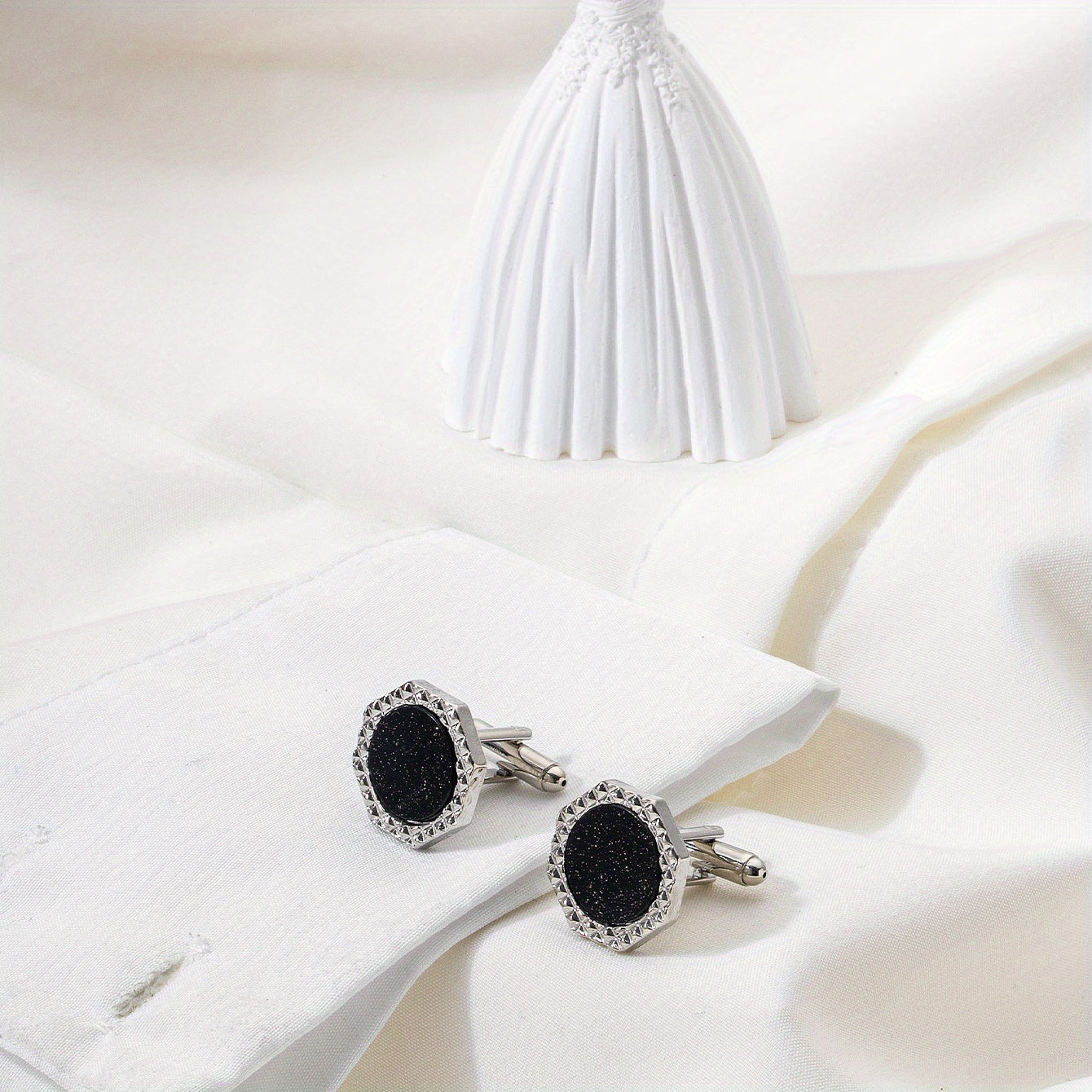 Round Suit Shirts Cufflinks French Sleeve Studs