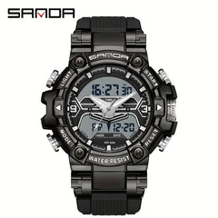 SANDA Metal Racing Waterproof Watch for Boy