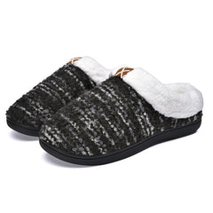 Men's Memory Foam Fleece Cozy Slippers - Winter Gift