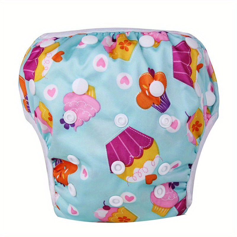 Adjustable Baby Swim Diaper for 0-3T Boys & Girls