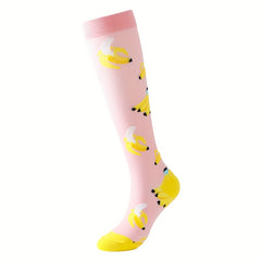 Compression Calf Socks Breathable Knee High Socks for Women