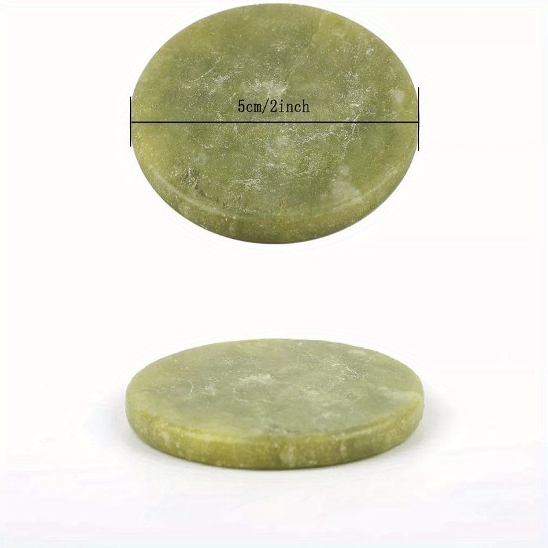Jade Stone Eyelashes Glue Holder Grafting Eyelashes Glue Round Pallet