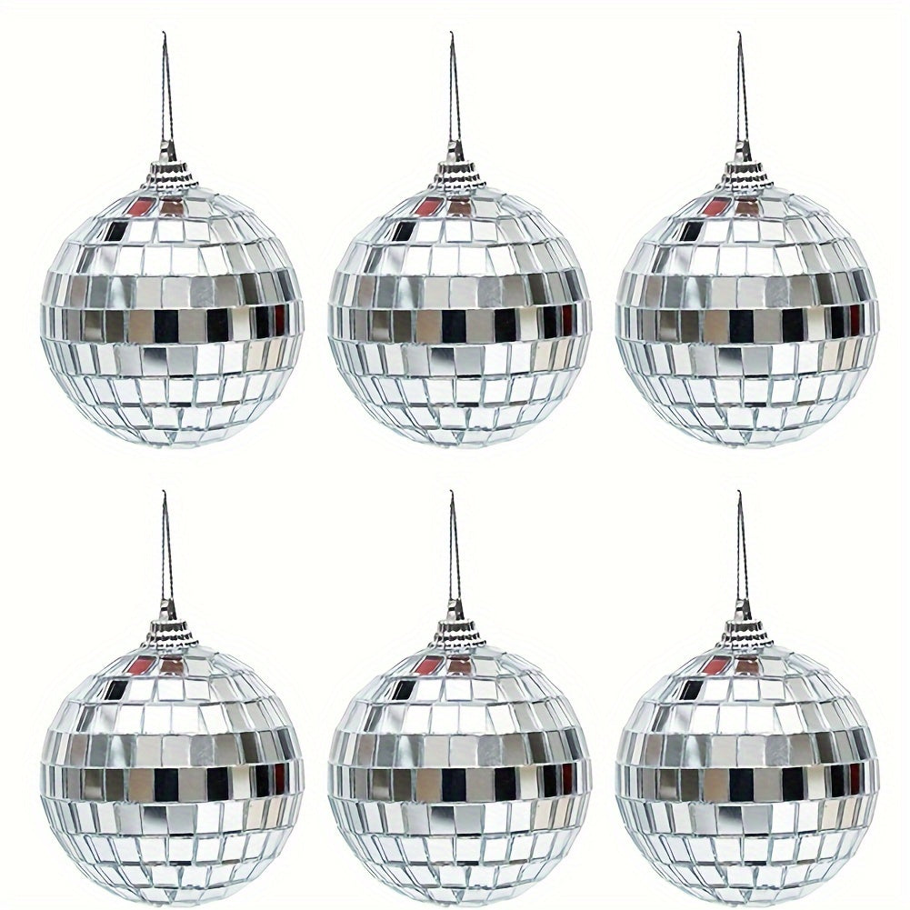 6pcs Mini Mirror Disco Balls Set for Party Decoration