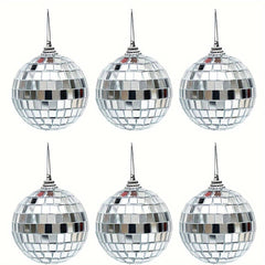 6pcs Mini Mirror Disco Balls Set for Party Decoration