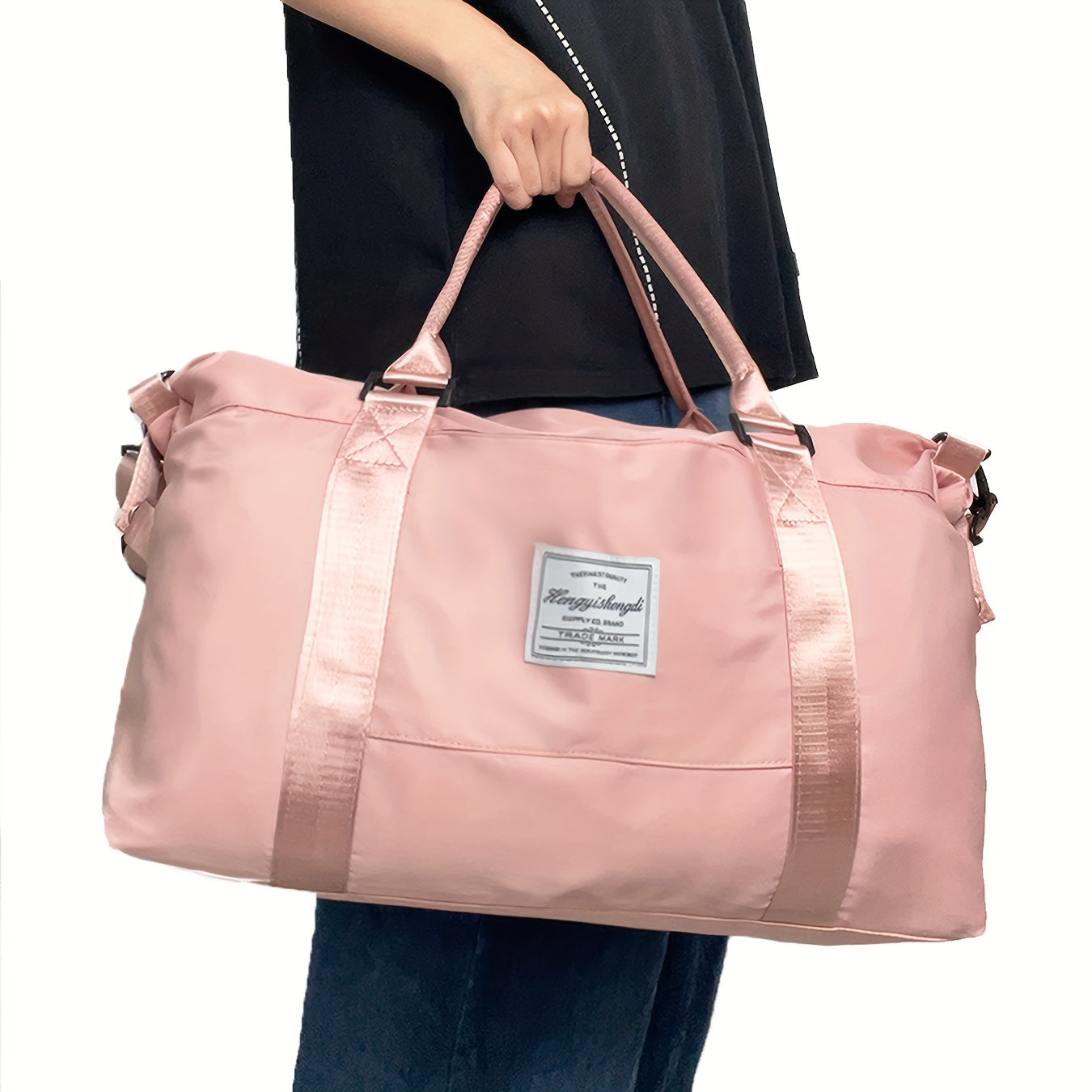 Large Capacity Sports Travel Bag Lightweight Storage Handbag for Gym & Outdoor